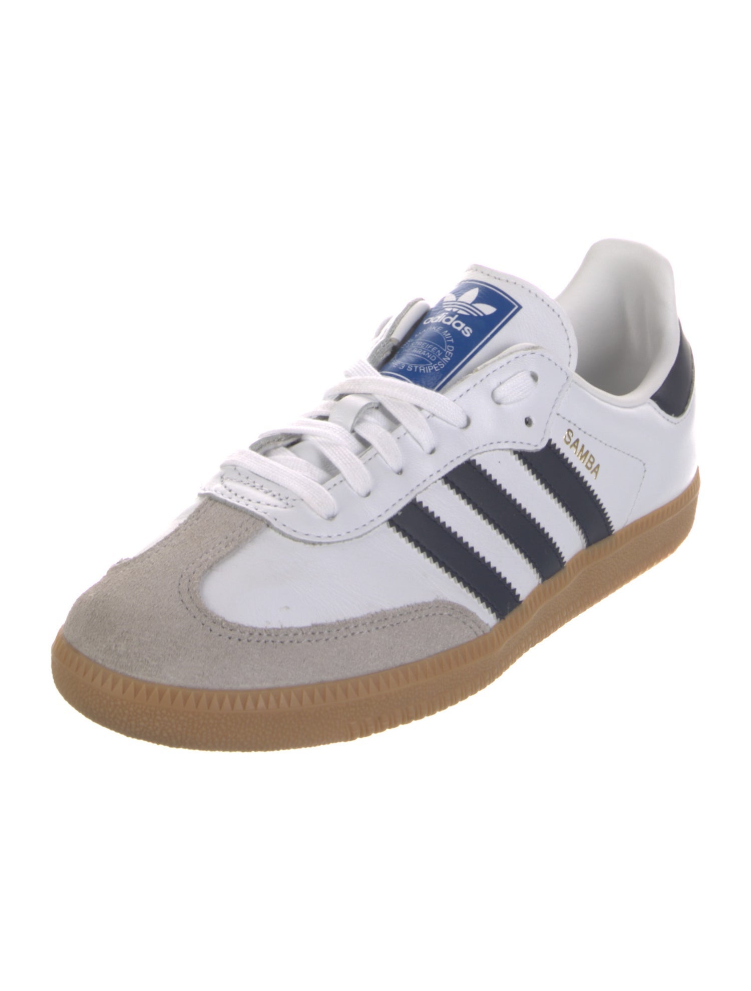 Adidas Signature Logo Leather Sneakers