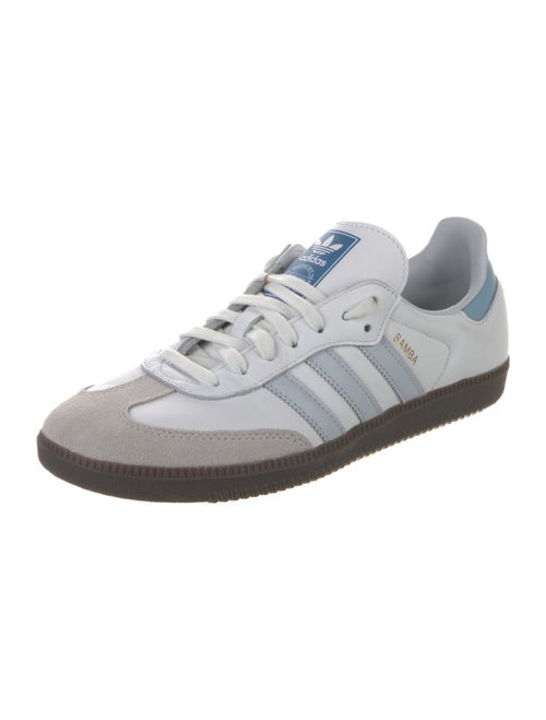 Adidas Leather Colorblock Pattern Sneakers