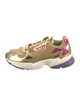 Adidas Falcon 'Gold Metallic' Chunky Sneakers