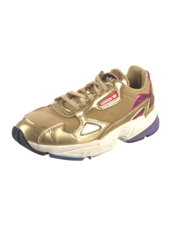 Adidas Falcon 'Gold Metallic' Chunky Sneakers
