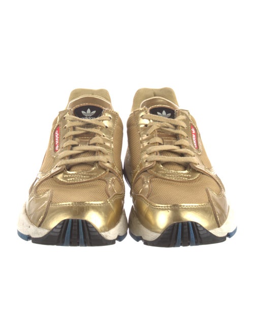 Adidas Falcon 'Gold Metallic' Chunky Sneakers