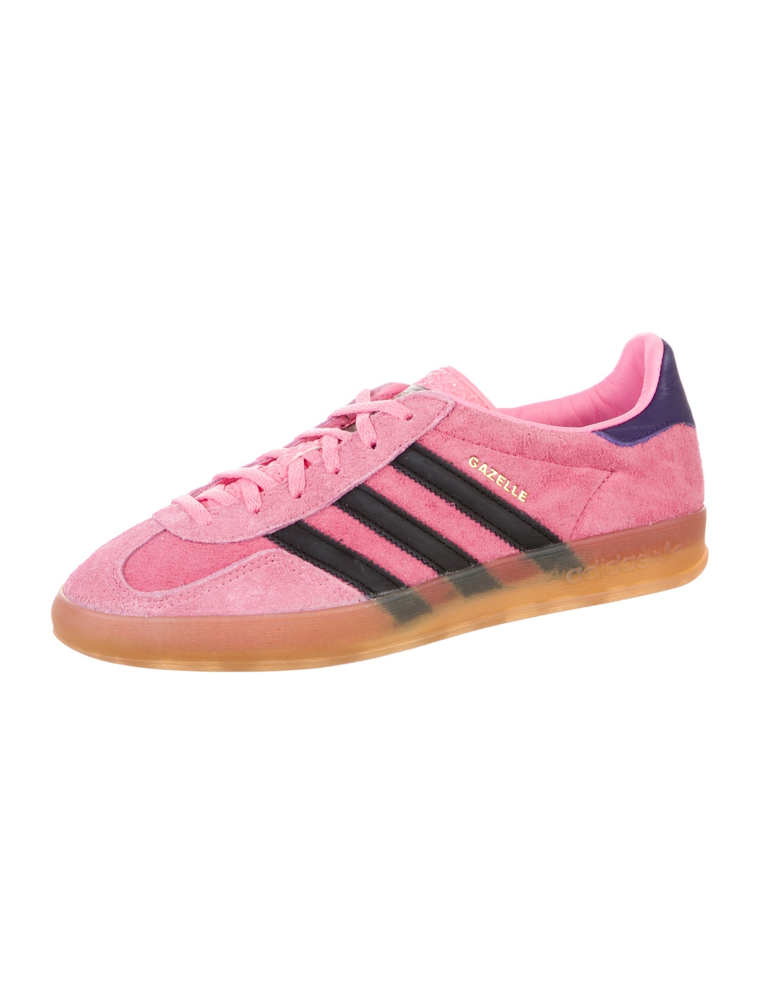 Adidas Suede Leather Trim Embellishment Sneakers