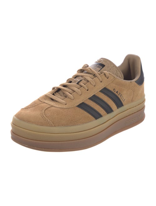 Adidas Suede Leather Trim Embellishment Sneakers