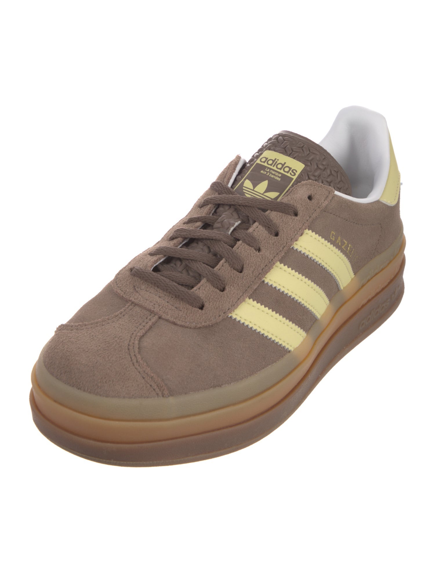 Adidas Suede Leather Trim Embellishment Sneakers