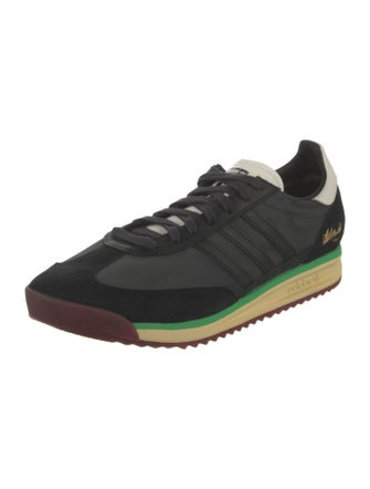 Adidas Leather Colorblock Pattern Athletic Sneakers