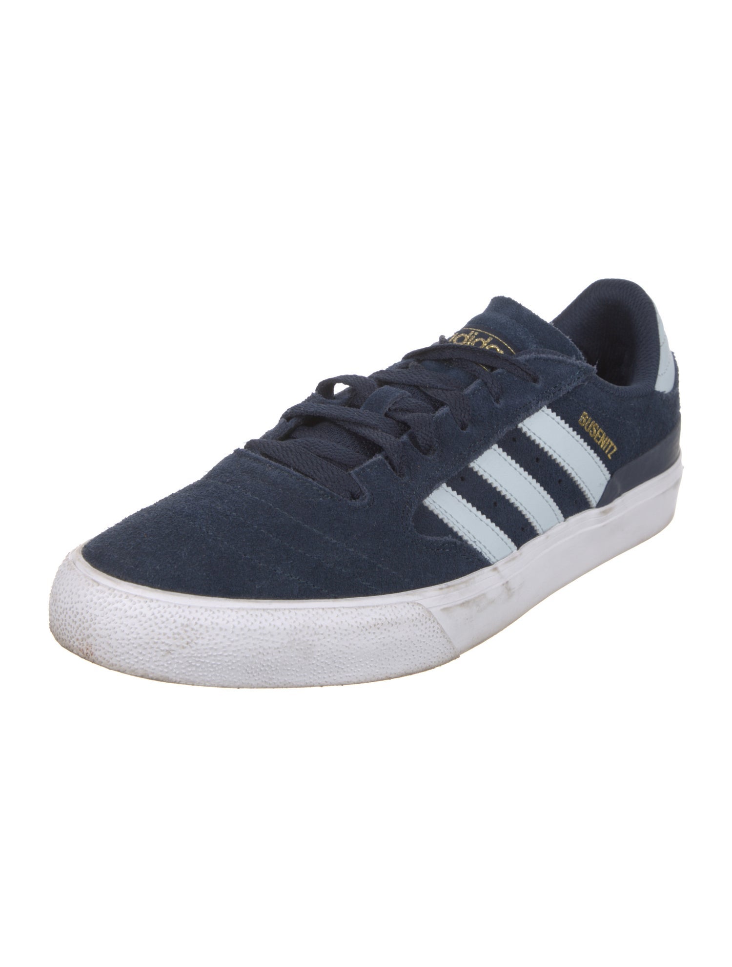 Adidas Suede Leather Trim Embellishment Athletic Sneakers