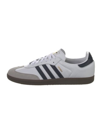 Adidas Leather Striped Sneakers