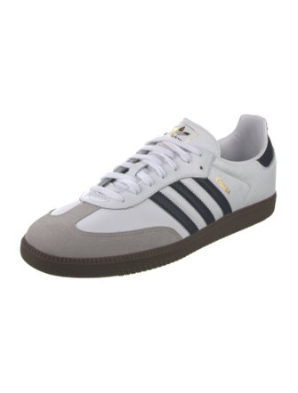 Adidas Leather Striped Sneakers