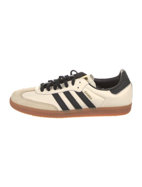 Adidas Leather Colorblock Pattern Sneakers