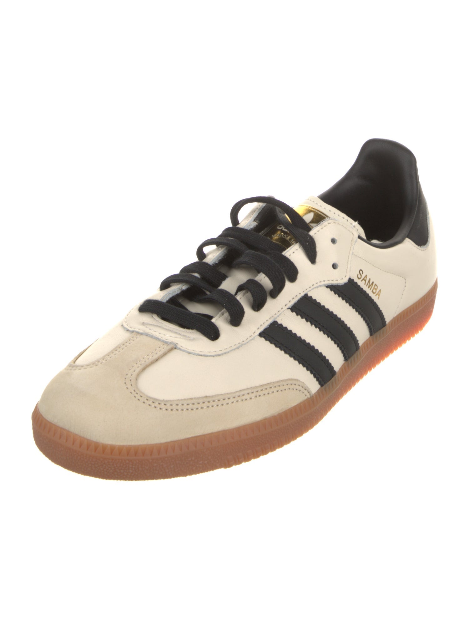 Adidas Leather Colorblock Pattern Sneakers