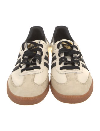 Adidas Leather Colorblock Pattern Sneakers