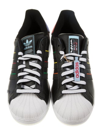 Adidas Leather Printed Sneakers