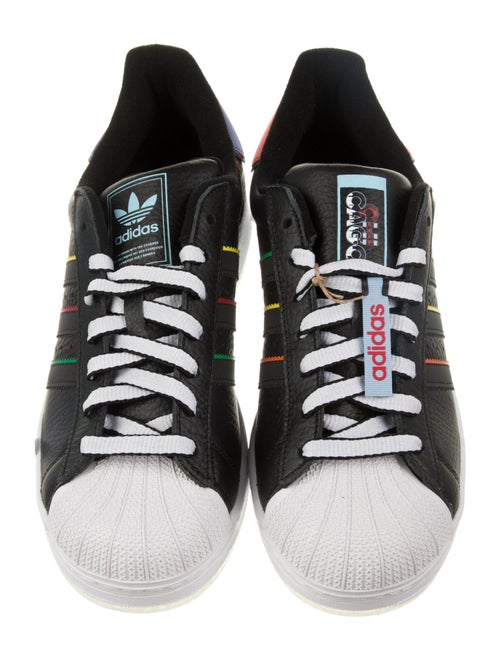 Adidas Leather Printed Sneakers