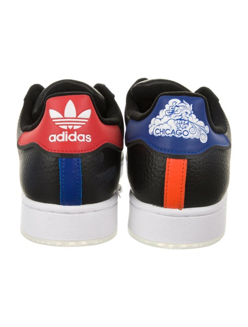 Adidas Leather Printed Sneakers