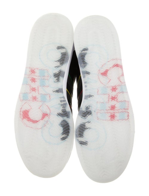 Adidas Leather Printed Sneakers