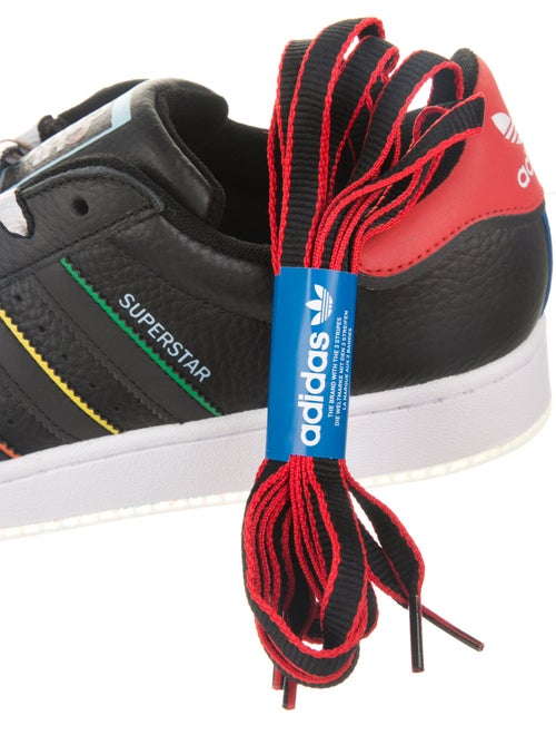 Adidas Leather Printed Sneakers