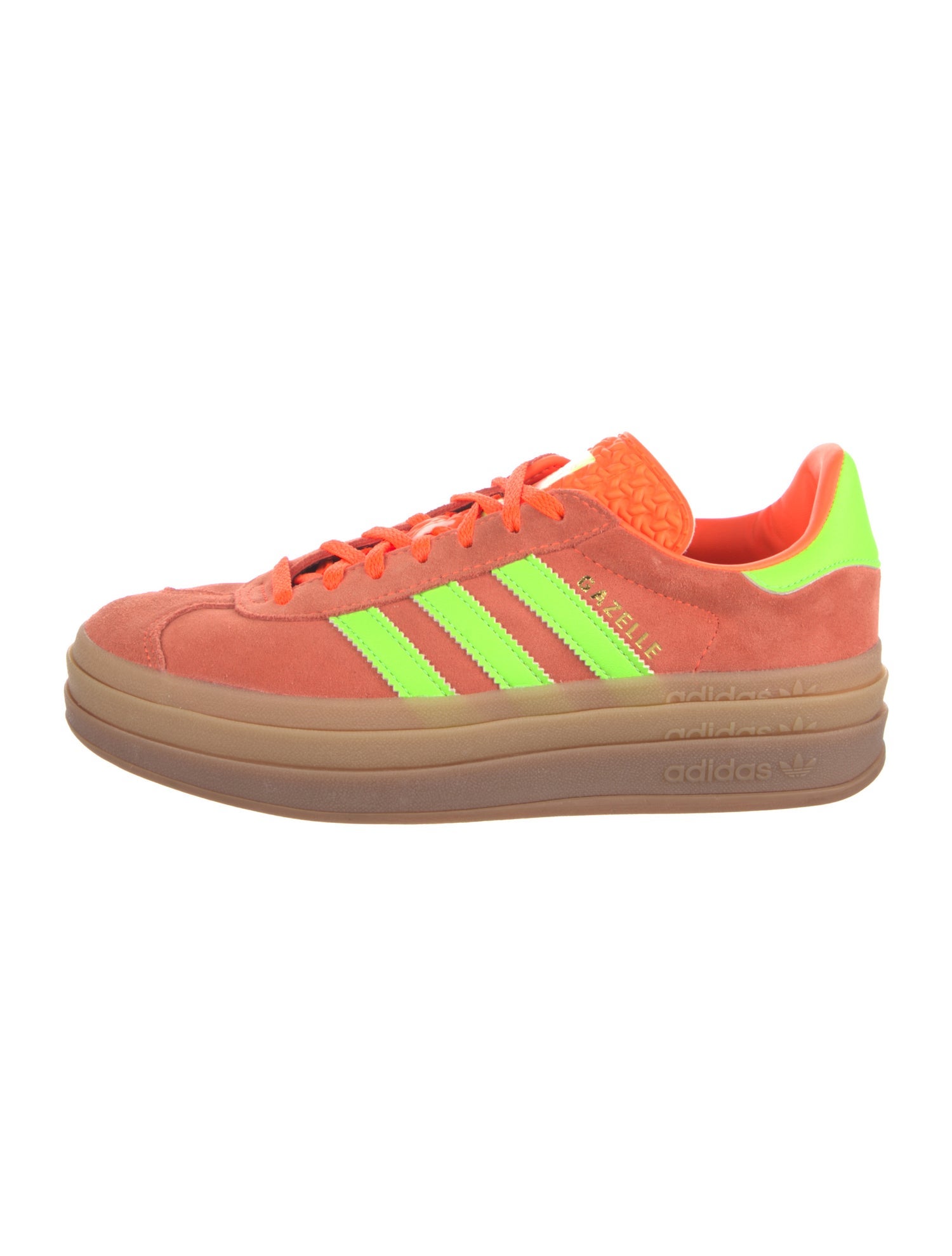 Adidas Suede Leather Trim Embellishment Sneakers