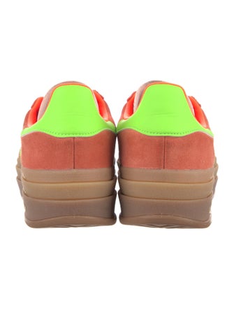 Adidas Suede Leather Trim Embellishment Sneakers