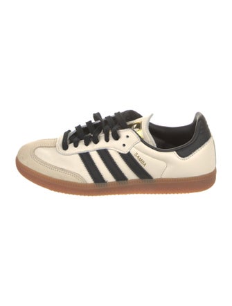 Adidas Leather Colorblock Pattern Sneakers
