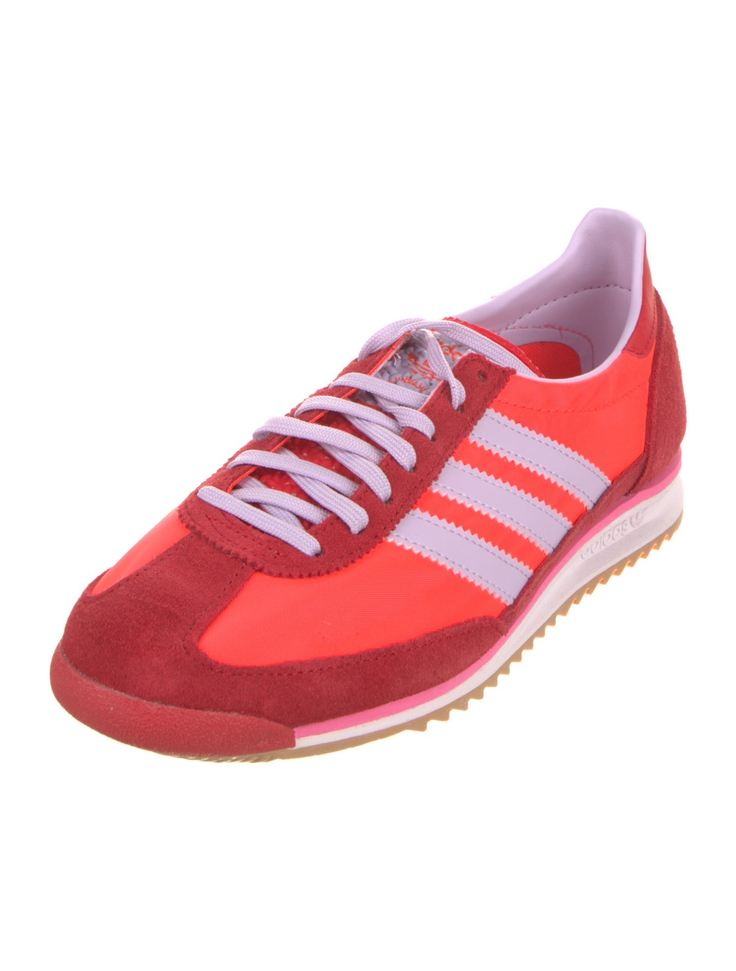 Adidas Suede Colorblock Pattern Athletic Sneakers