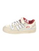 Adidas Leather Leather Trim Embellishment Sneakers