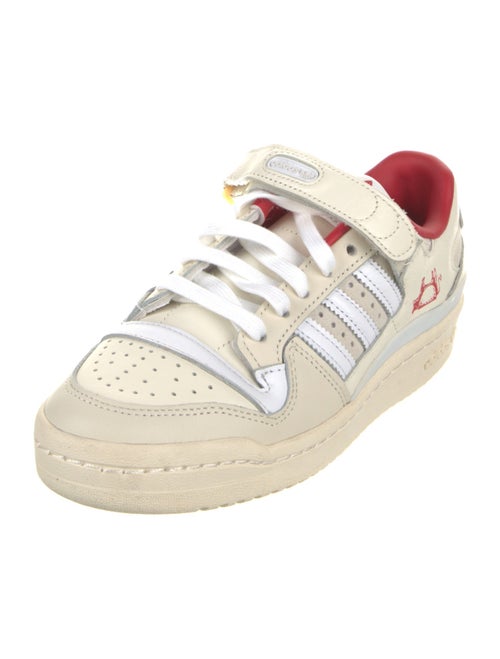 Adidas Leather Leather Trim Embellishment Sneakers
