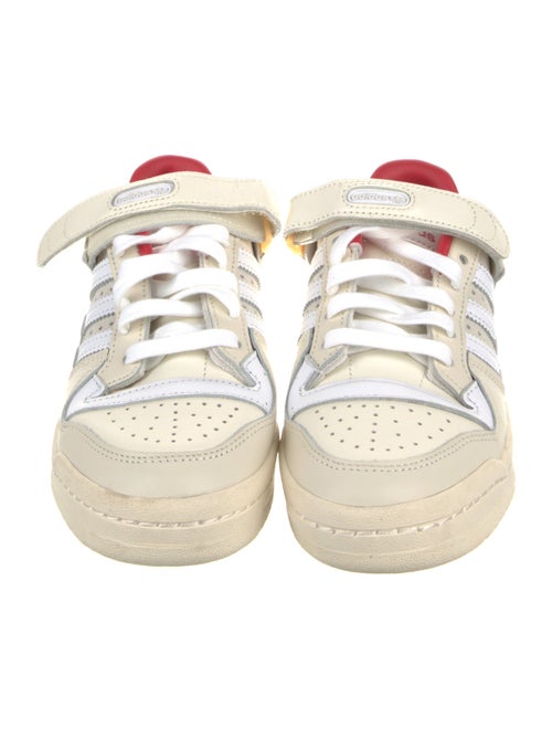 Adidas Leather Leather Trim Embellishment Sneakers