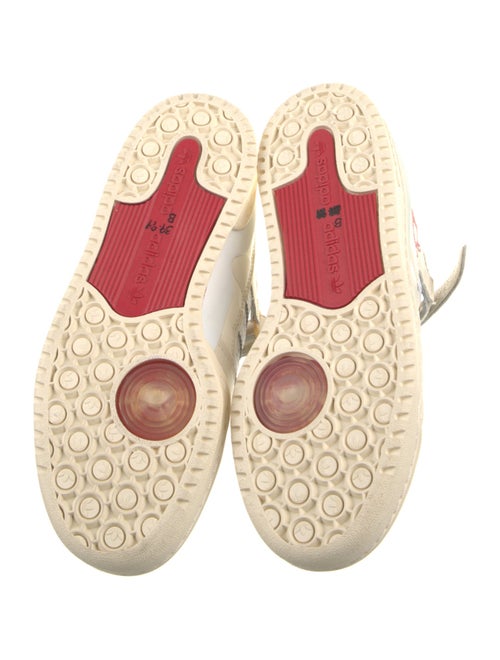 Adidas Leather Leather Trim Embellishment Sneakers