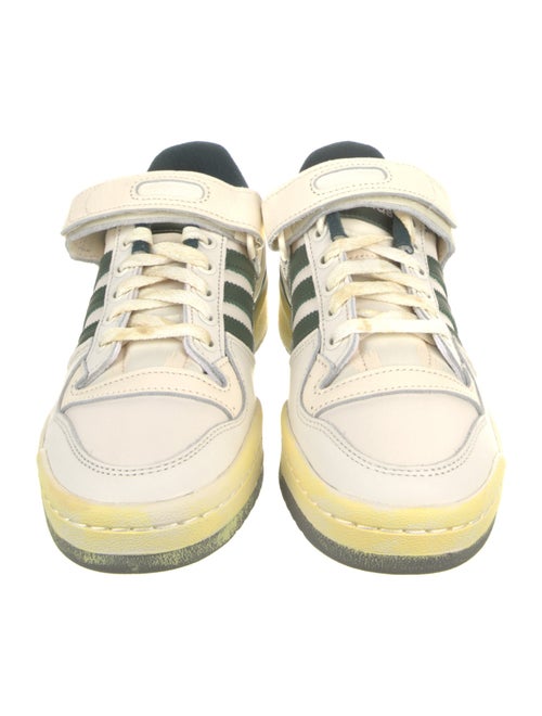 Adidas Leather Printed Athletic Sneakers