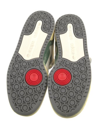 Adidas Leather Printed Athletic Sneakers