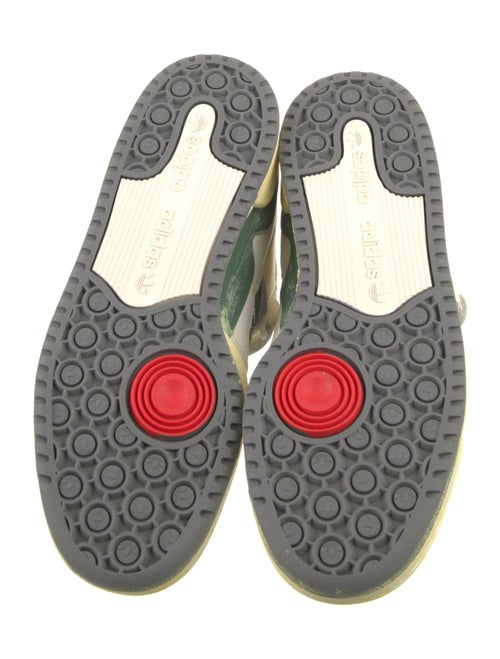 Adidas Leather Printed Athletic Sneakers