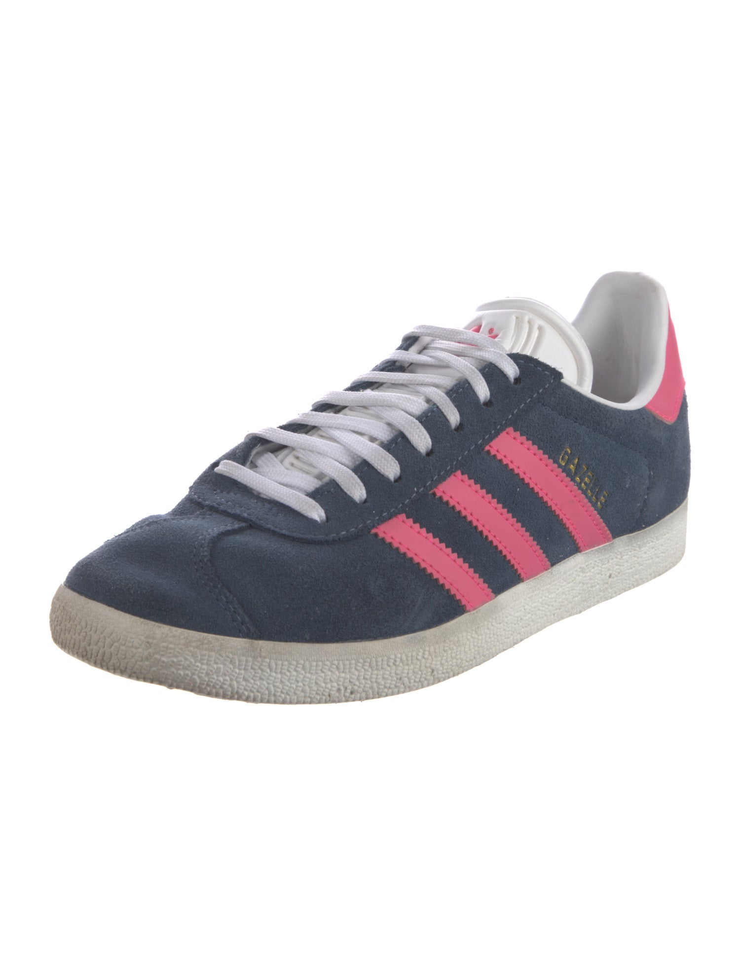 Adidas Suede Colorblock Pattern Athletic Sneakers