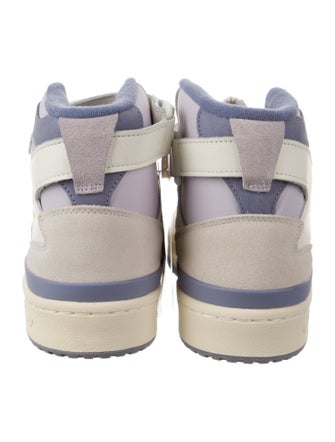 Adidas Leather Striped Sneakers