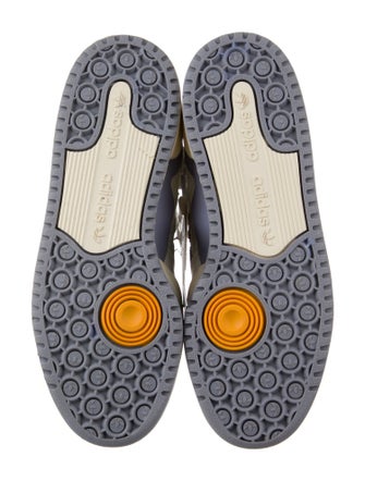 Adidas Leather Striped Sneakers