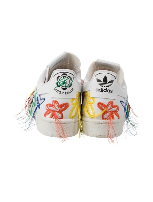 Adidas Leather Printed Sneakers