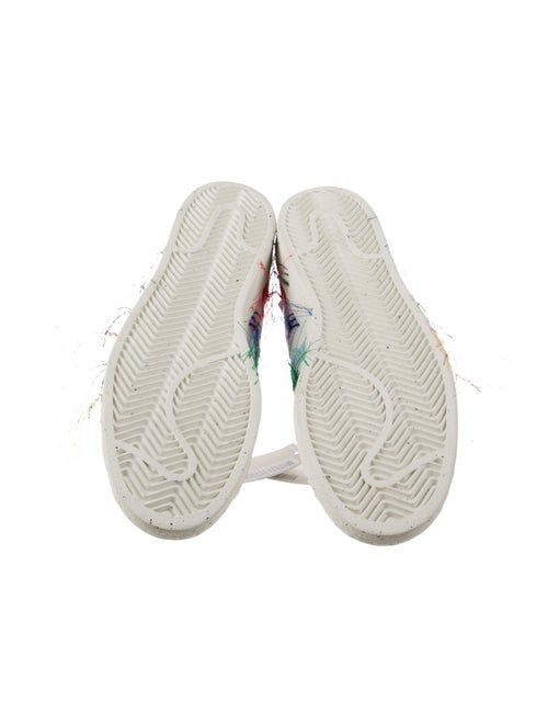 Adidas Leather Printed Sneakers