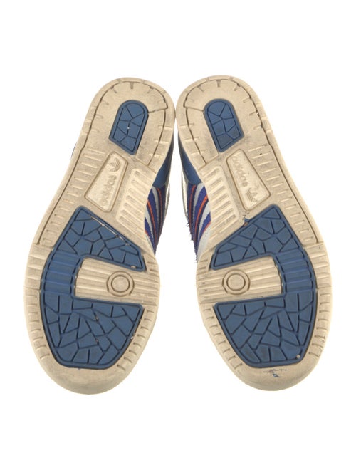 Adidas Leather Printed Sneakers