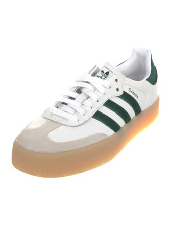 Adidas Signature Logo Leather Sneakers