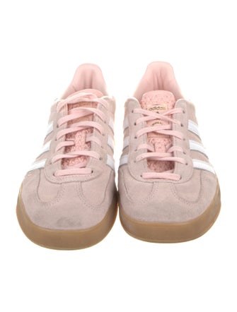 Adidas Suede Leather Trim Embellishment Sneakers