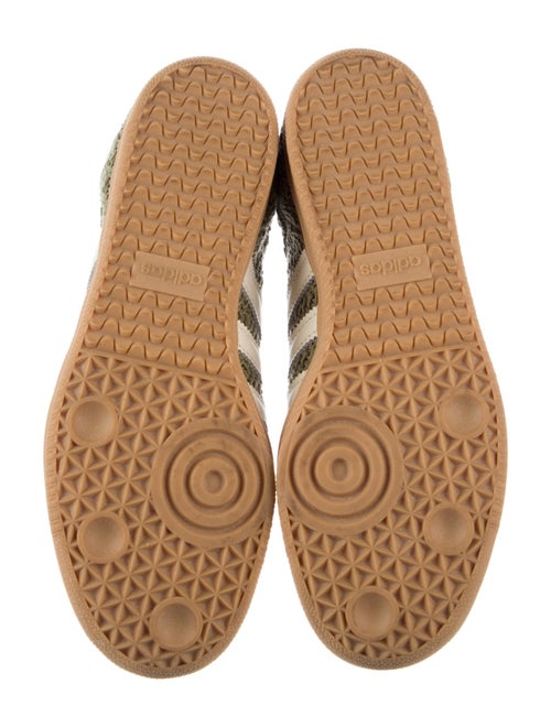 Adidas Leather Striped Sneakers