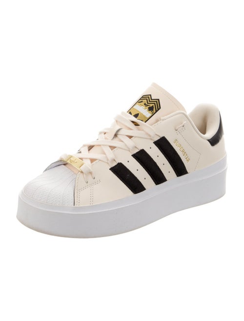 Adidas Leather Colorblock Pattern Sneakers
