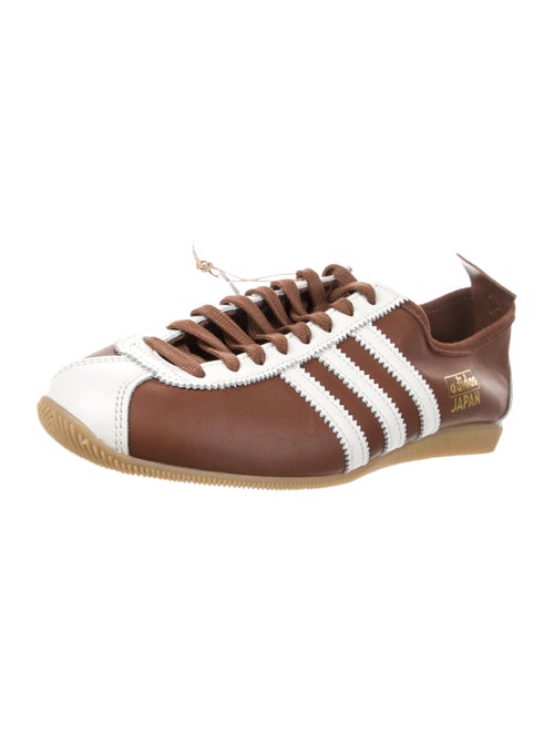 Adidas Leather Colorblock Pattern Athletic Sneakers