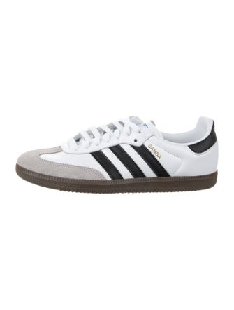 Adidas Leather Colorblock Pattern Sneakers