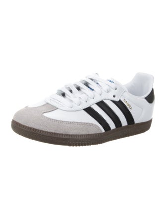Adidas Leather Colorblock Pattern Sneakers