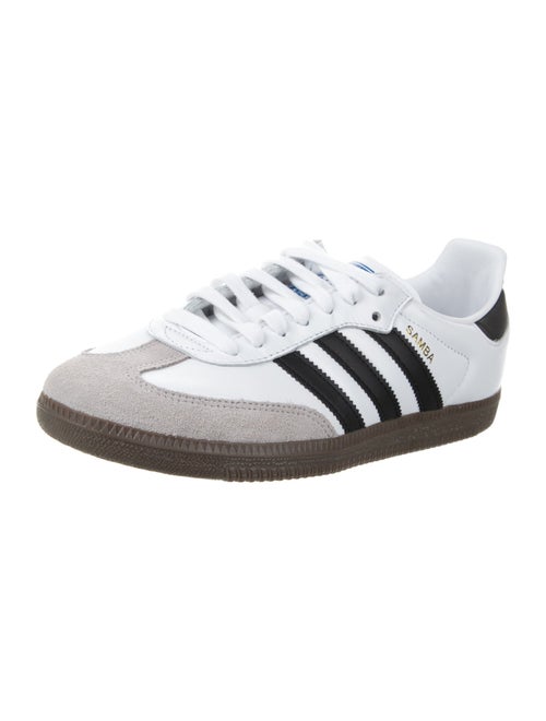 Adidas Leather Colorblock Pattern Sneakers