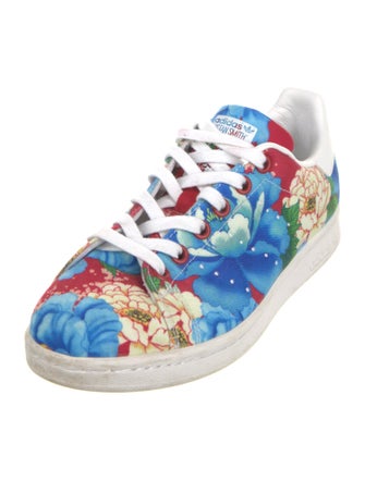 Adidas Floral Print Athletic Sneakers