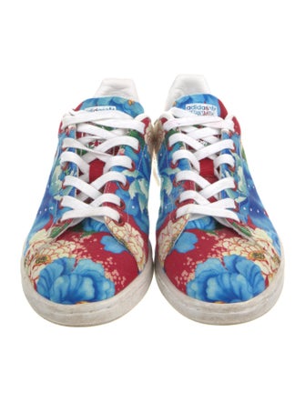 Adidas Floral Print Athletic Sneakers