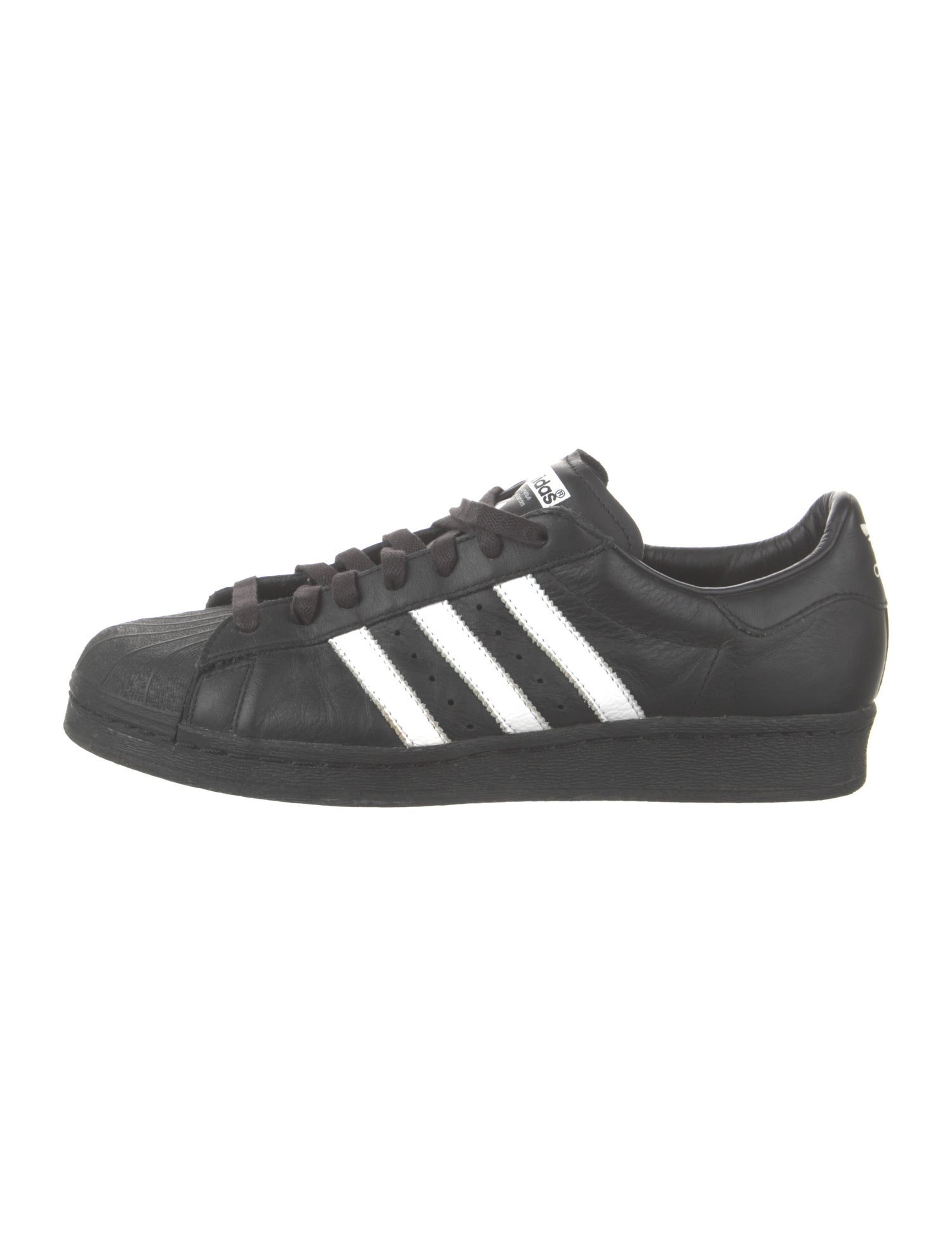 Adidas Leather Striped Sneakers