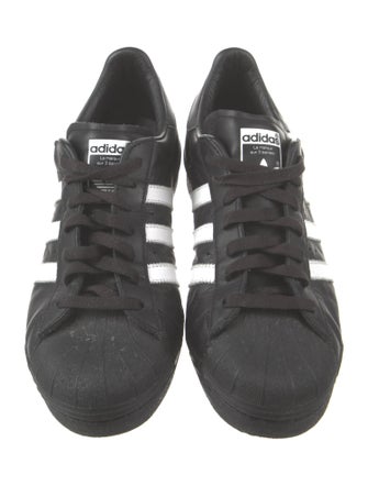 Adidas Leather Striped Sneakers