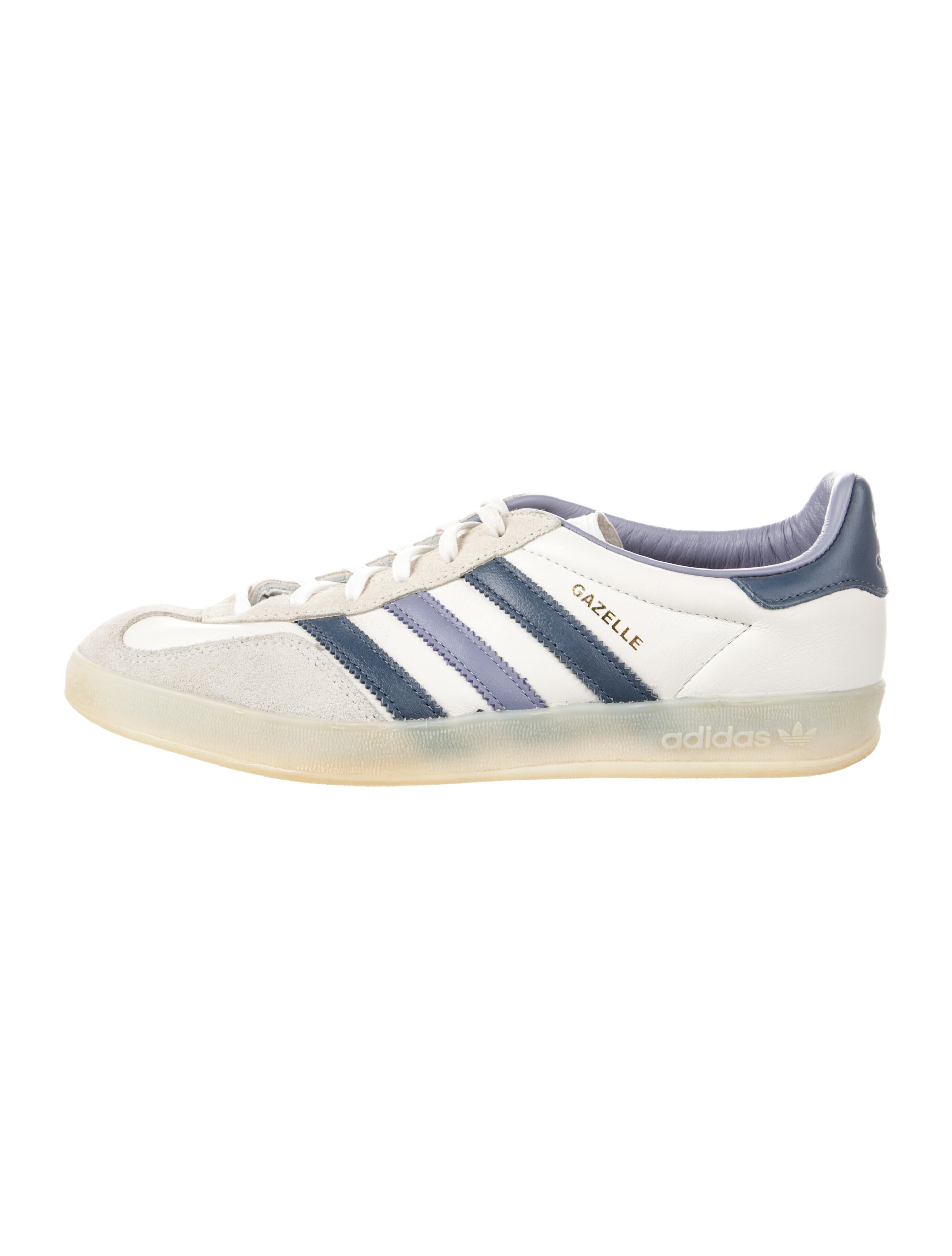Adidas Leather Colorblock Pattern Sneakers